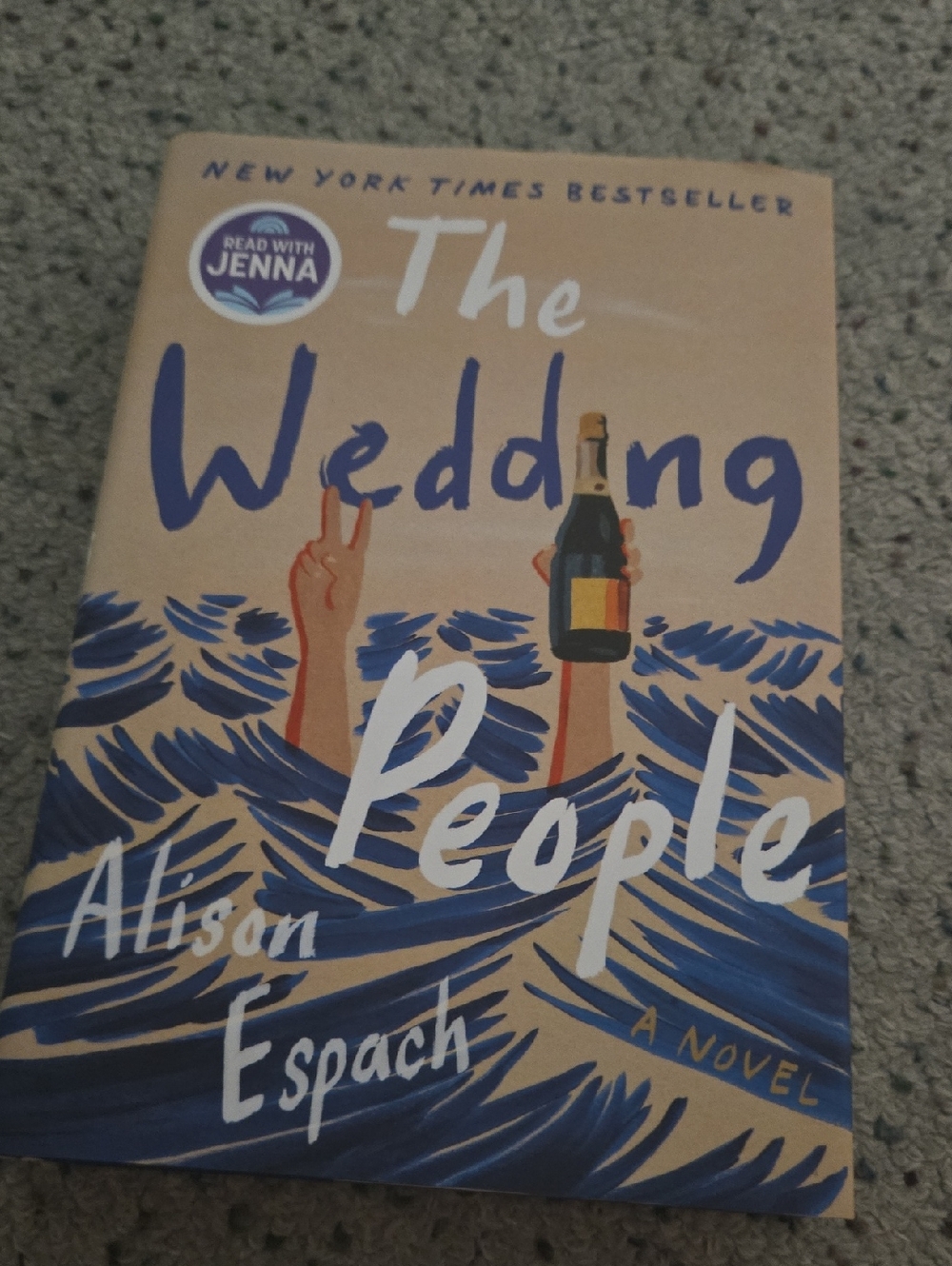 The Wedding People by Alison Espach — Blue & Cream Hardcover